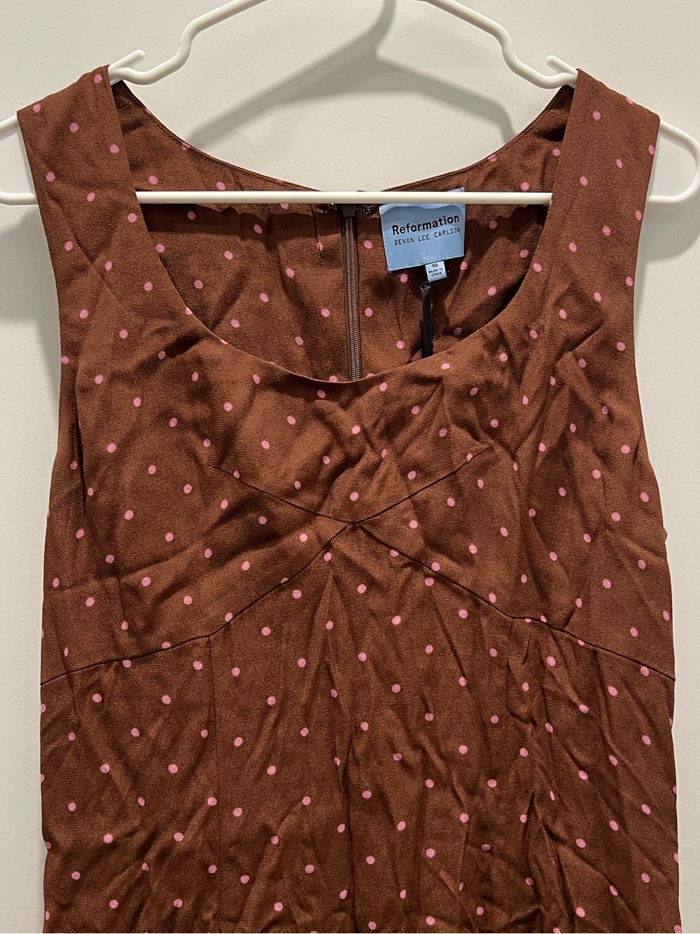 Reformation x Devon Lee Carlson Cher Mini Dress NWT - Picture 6 of 11
